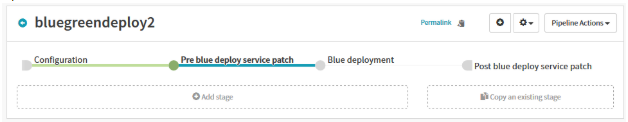 Patch Stage in Spinnaker for service to share traffic between existing green and upcoming blue deployments on Kubernetes